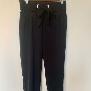 Dynamite Sasha Belted Joggers. Black. Size XS